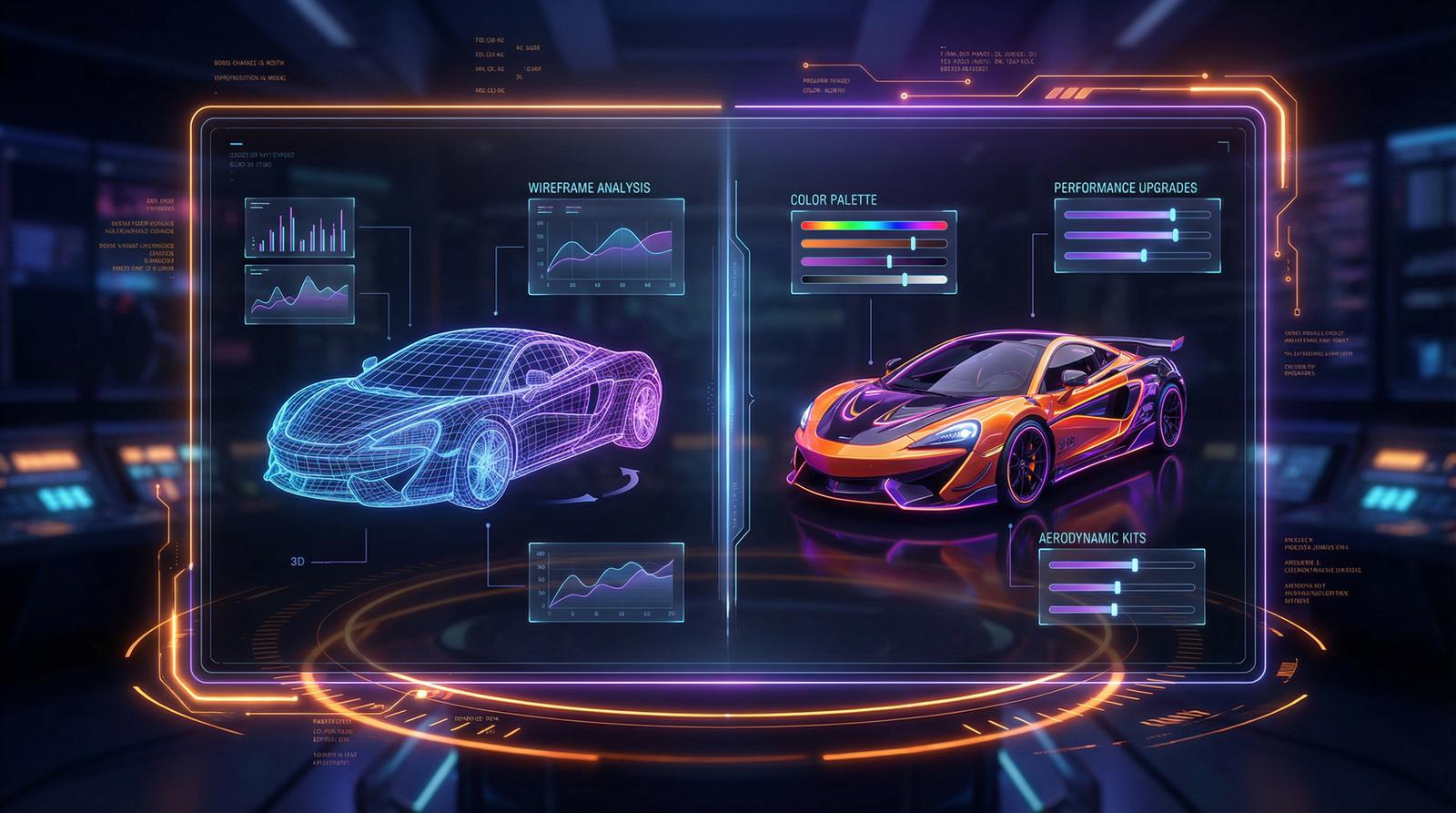 萝莉岛AI改装设计界面